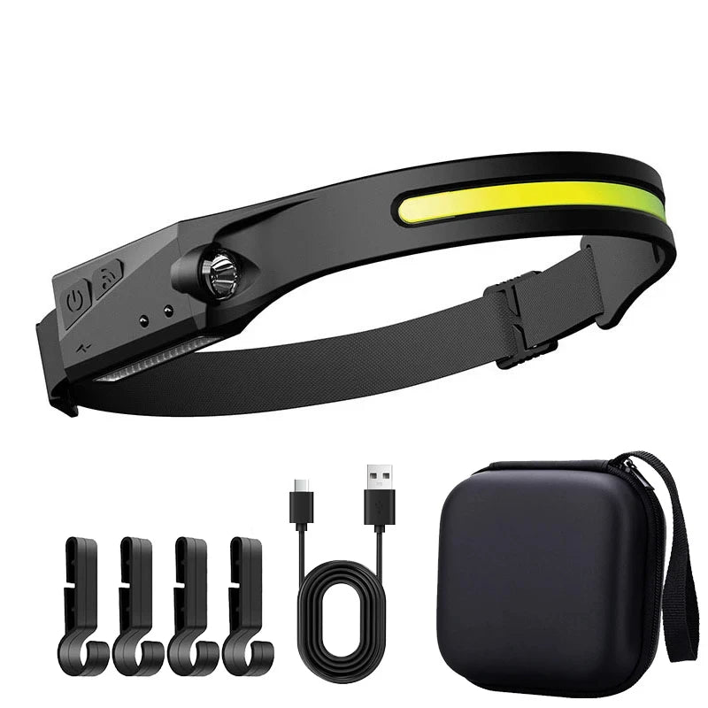 Rechargeable LED Headlamp – Hands-Free Work & Camping Light