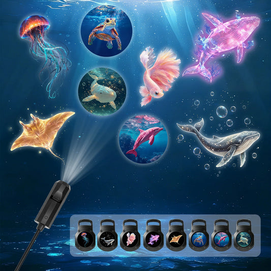 Marine Life Projector Light – 8 Ocean Scenes