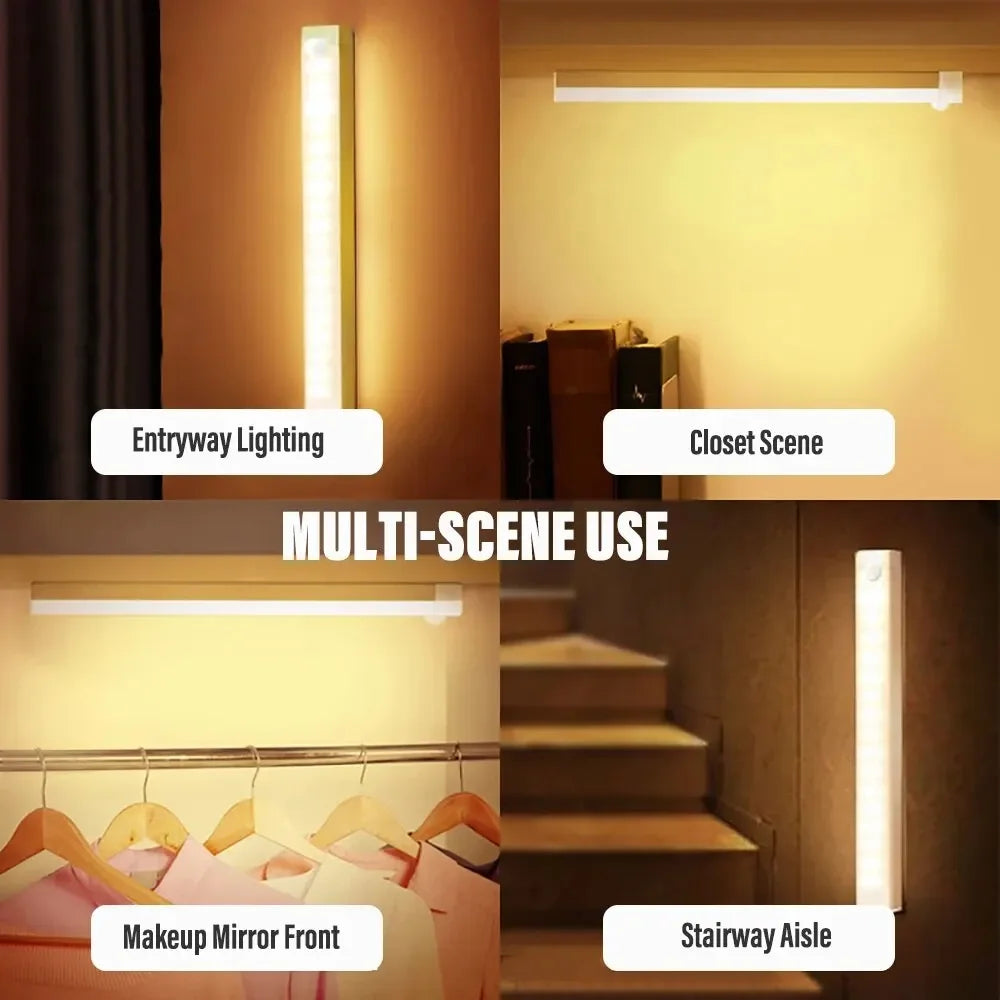 Wireless Motion Sensor LED Light – USB-C Rechargeable
