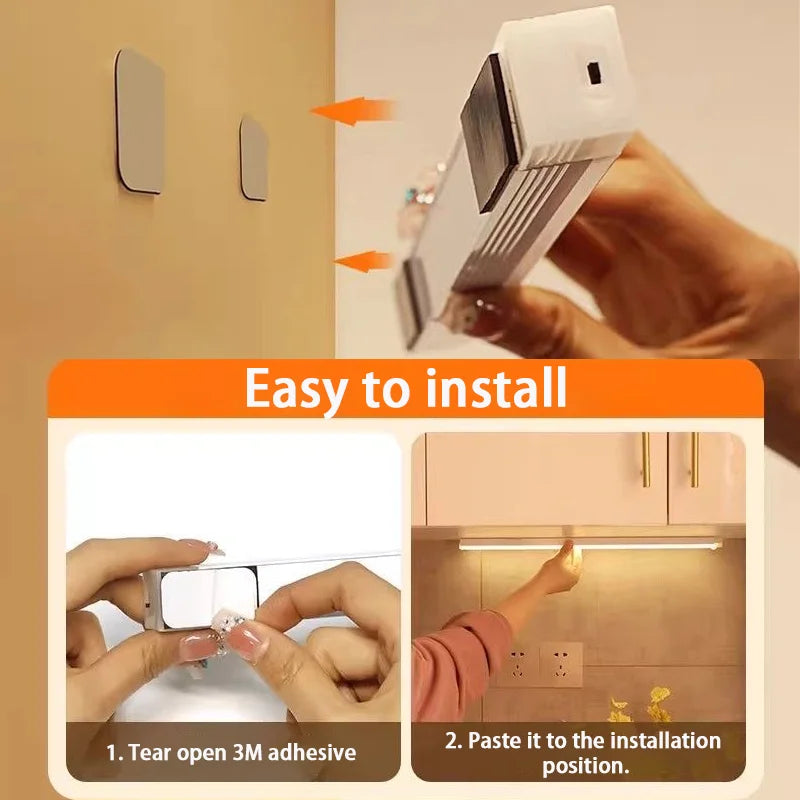 Wireless Motion Sensor LED Light – USB-C Rechargeable