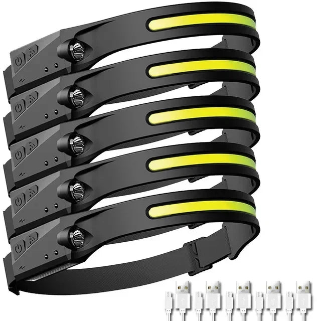 Rechargeable LED Headlamp – Hands-Free Work & Camping Light